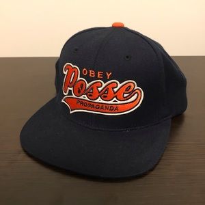 Obey Posse Propaganda Snapback Hat Cap